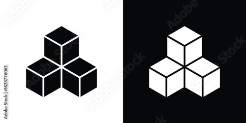 Modules icon Illustration Pixel vector graphics - Vector.