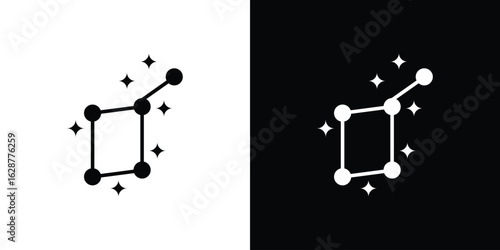 Lyra Constellation icon Illustration Pixel vector graphics - Vector.