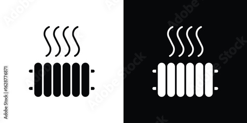 Heat icon Illustration Pixel vector graphics - Vector.
