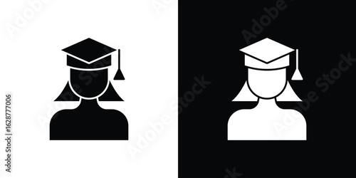 Graduated icon Illustration Pixel vector graphics - Vector.