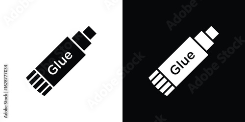 Glue stick icon Illustration Pixel vector graphics - Vector.