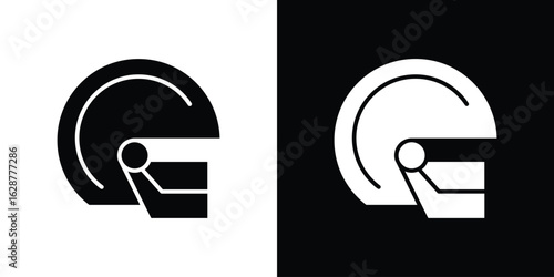 Football helmet icon Illustration Pixel vector graphics - Vector.
