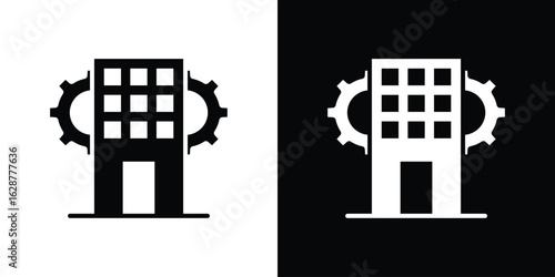 Enterprise icon Illustration Pixel vector graphics - Vector.