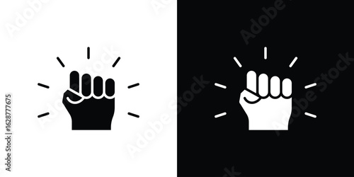 Empowerment icon Illustration Pixel vector graphics - Vector.