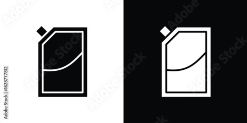Doy pack pouch icon Illustration Pixel vector graphics - Vector.