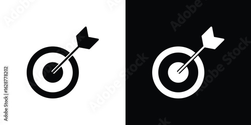 Dart icon Illustration Pixel vector graphics - Vector.