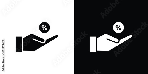 Commission icon Illustration Pixel vector graphics - Vector.