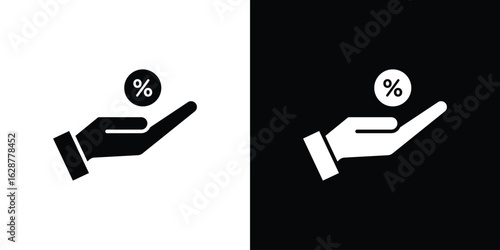 Commission icon Illustration Pixel vector graphics - Vector.