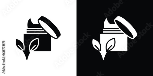 Body cream icon Illustration Pixel vector graphics - Vector.