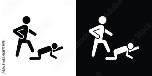 Assault icon Illustration Pixel vector graphics - Vector.