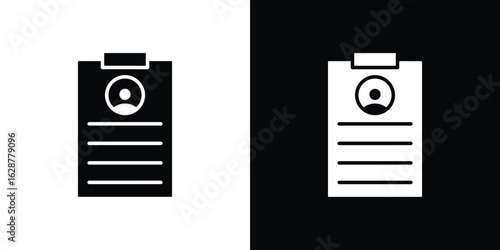 Application form icon Illustration Pixel vector graphics - Vector.