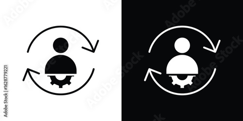 Adaptation icon Illustration Pixel vector graphics - Vector.