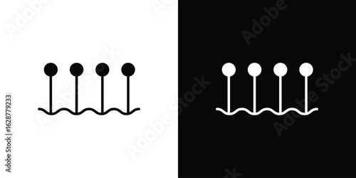 Acupuncture icon Illustration Pixel vector graphics - Vector.