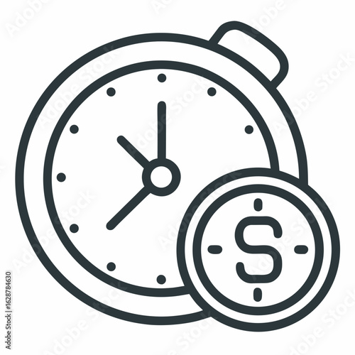 stopwatch vector icon