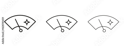 Wiper icon element Illustration. Trendy Symbol for Design