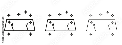 Windscreen icon element Illustration. Trendy Symbol for Design