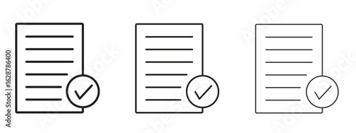 Summary icon element Illustration. Trendy Symbol for Design