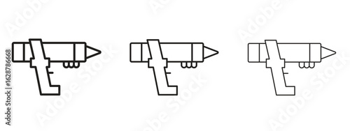 Sealant gun icon element Illustration. Trendy Symbol for Design