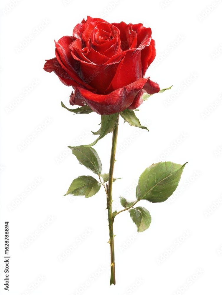 red rose isolated on white red rose isolated on white