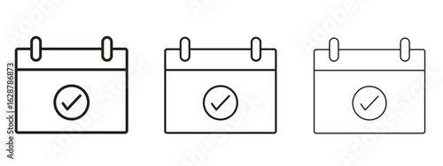 Reservation icon element Illustration. Trendy Symbol for Design