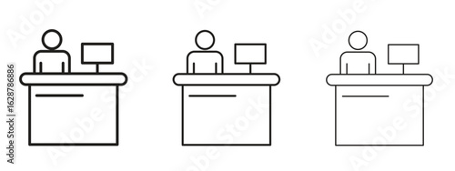 Reception icon element Illustration. Trendy Symbol for Design