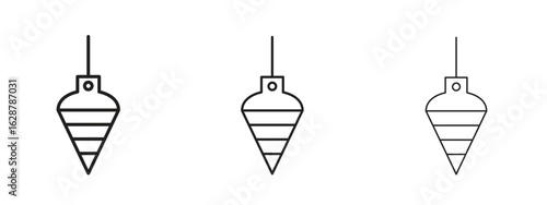 Plumb bob icon element Illustration. Trendy Symbol for Design