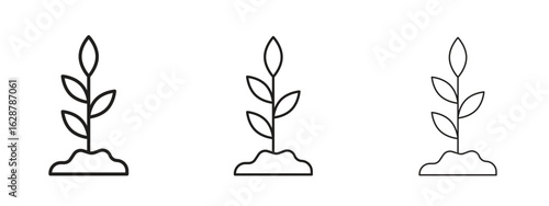 Plant icon element Illustration. Trendy Symbol for Design