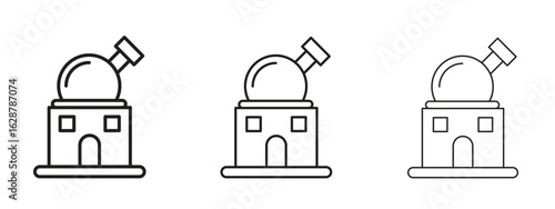 Planetarium icon element Illustration. Trendy Symbol for Design