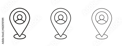 Placement icon element Illustration. Trendy Symbol for Design