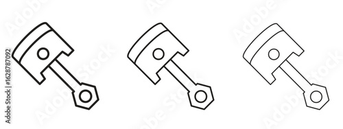 Piston icon element Illustration. Trendy Symbol for Design