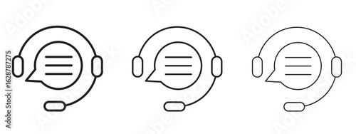 Online support icon element Illustration. Trendy Symbol for Design