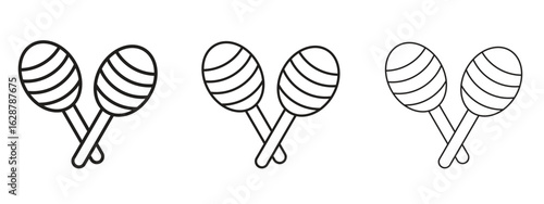 Maracas icon element Illustration. Trendy Symbol for Design