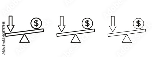 Leverage icon element Illustration. Trendy Symbol for Design