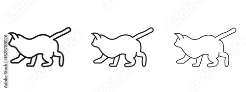 Kitten icon element Illustration. Trendy Symbol for Design