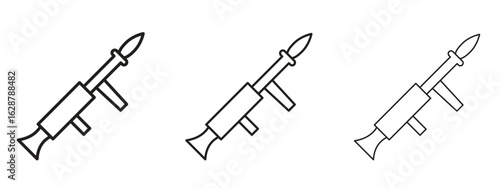 Grenade Launcher icon element Illustration. Trendy Symbol for Design