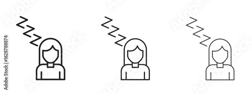 Fatigue icon element Illustration. Trendy Symbol for Design