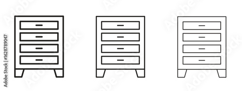 Dresser icon element Illustration. Trendy Symbol for Design