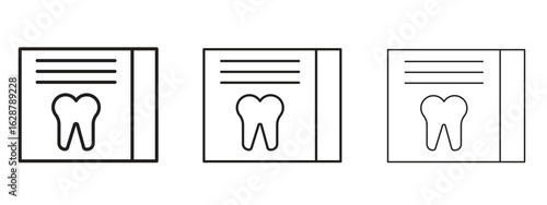 Dental X ray icon element Illustration. Trendy Symbol for Design