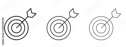 Dart icon element Illustration. Trendy Symbol for Design