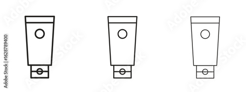 Cream tube icon element Illustration. Trendy Symbol for Design