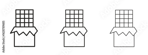 Chocolate icon element Illustration. Trendy Symbol for Design