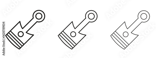 Car connecting rod icon element Illustration. Trendy Symbol for Design