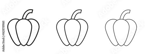 Capsicum icon element Illustration. Trendy Symbol for Design