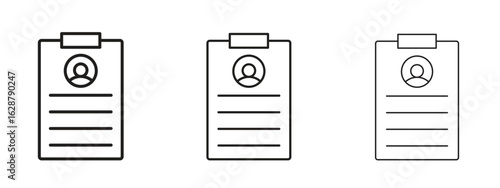 Application form icon element Illustration. Trendy Symbol for Design