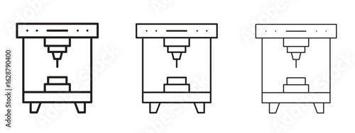 3D printer icon element Illustration. Trendy Symbol for Design