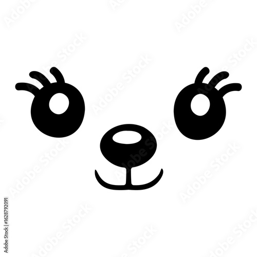 Bear Teddy Face Female Woman Girl Beautiful Cute
