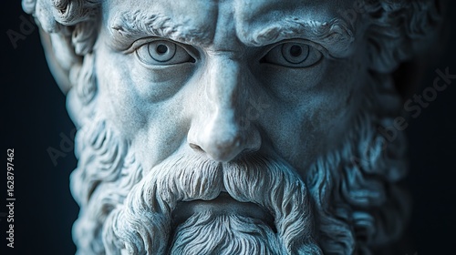 Bronze Thinker in Contemplation