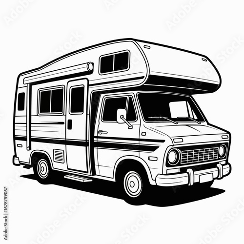 Classic RV Illustration