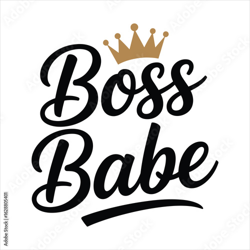 boss babe t shirt design.
