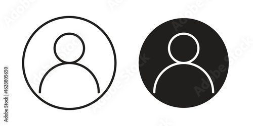 User icon vector Art Illustrations set.